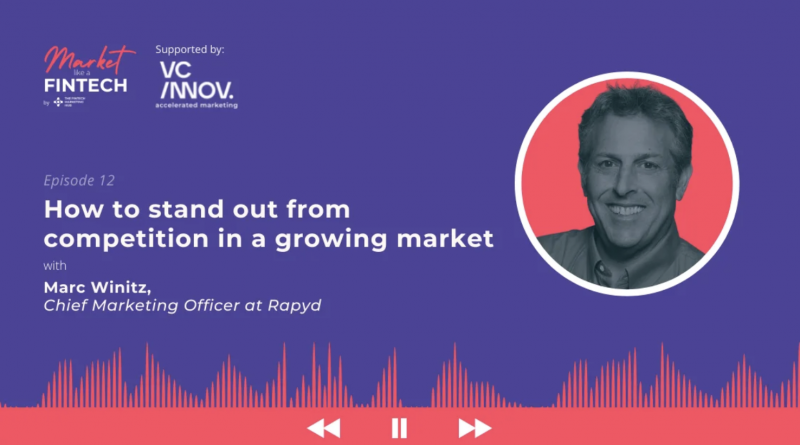 Marc Winitz joined the Fintech Marketing Hub podcast