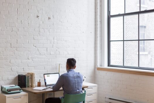 Man at computer